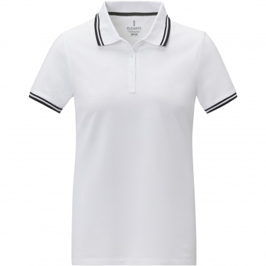 Logo trade promotional gifts image of: Amarago short sleeve women's tipping polo