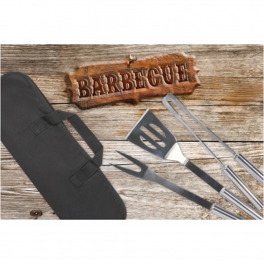 Logo trade promotional merchandise photo of: Barcabo BBQ 3-piece set