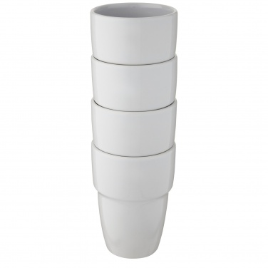 Logo trade advertising products picture of: Staki 4-piece 280 ml stackable mug gift set