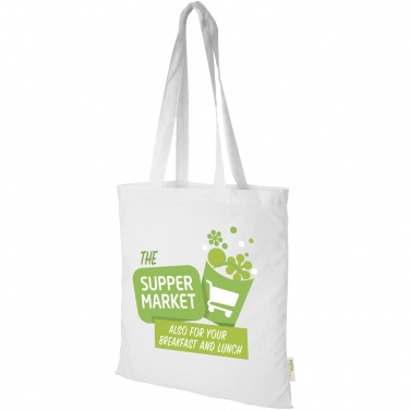 Logotrade advertising product image of: Orissa 140 g/m² organic cotton tote bag 7L