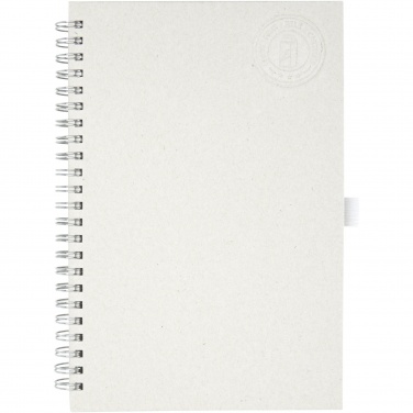 Logo trade promotional products picture of: Dairy Dream A5 size reference recycled milk cartons spiral notebook