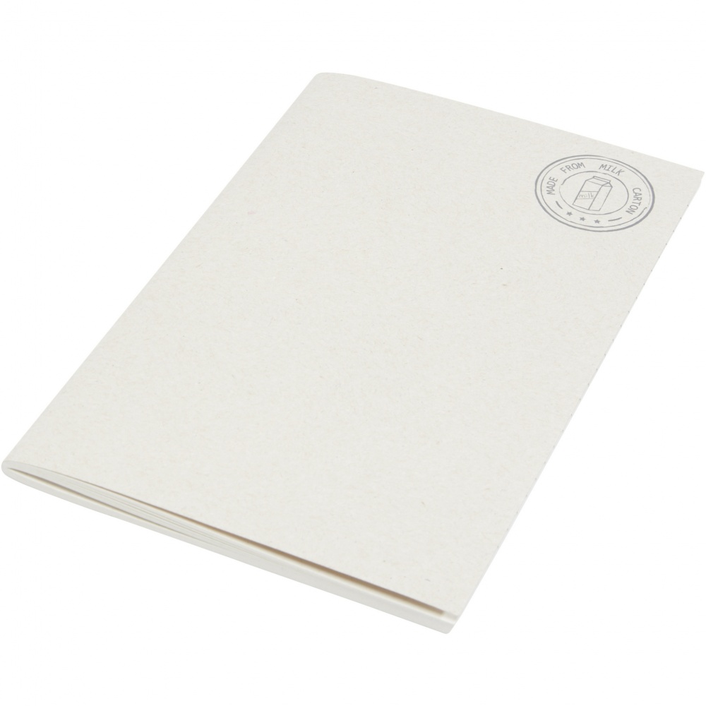 Logo trade corporate gifts image of: Dairy Dream A5 size reference recycled milk cartons cahier notebook