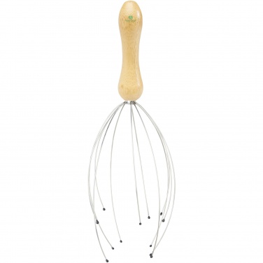 Logotrade business gift image of: Hator bamboo head massager