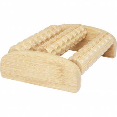Logo trade business gifts image of: Venis bamboo foot massager