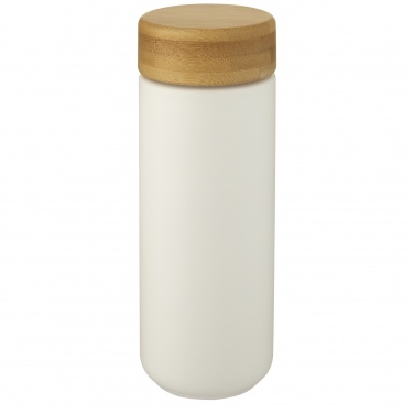 Logotrade corporate gift image of: Lumi 300 ml ceramic tumbler with bamboo lid