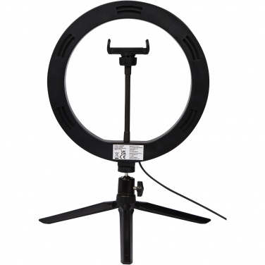Logotrade advertising products photo of: Studio ring light for selfies and vlogging with phone holder and tripod