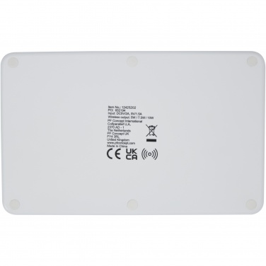 Logo trade advertising products image of: Medake 10W bamboo wireless charger