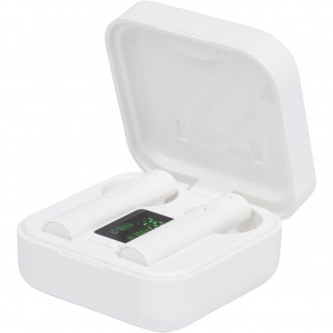 Logo trade promotional giveaway photo of: Tayo solar charging TWS earbuds 