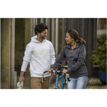 Logotrade promotional merchandise image of: Sayan men's half zip anorak hooded sweater