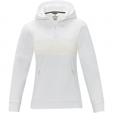 Logo trade promotional merchandise picture of: Sayan women's half zip anorak hooded sweater