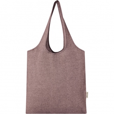 Logo trade corporate gift photo of: Pheebs 150 g/m² recycled cotton trendy tote bag 7L
