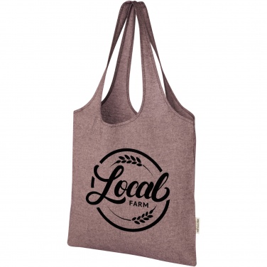 Logotrade business gift image of: Pheebs 150 g/m² recycled cotton trendy tote bag 7L