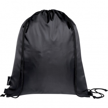 Logo trade promotional items picture of: Ash recycled foldable drawstring bag 7L