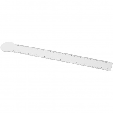 Logo trade advertising products picture of: Tait 30cm circle-shaped recycled plastic ruler