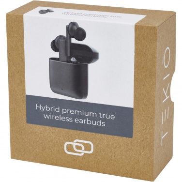 Logo trade advertising products picture of: Hybrid premium True Wireless earbuds
