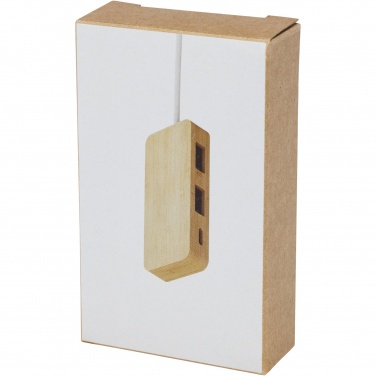 Logotrade corporate gifts photo of: Tapas bamboo USB hub