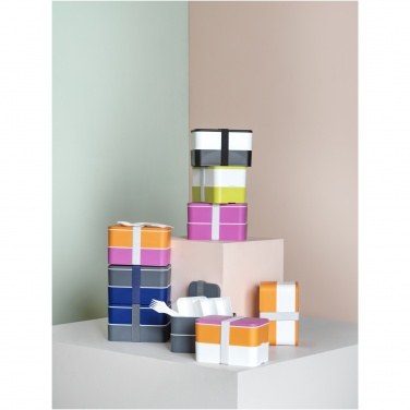 Logo trade corporate gift photo of: MIYO double layer lunch box