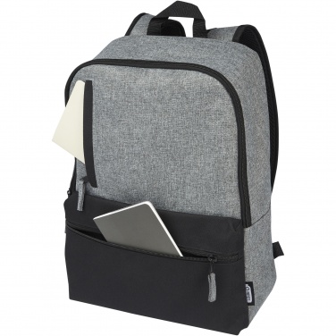 Logo trade promotional merchandise photo of: Reclaim 15" GRS recycled two-tone laptop backpack 14L