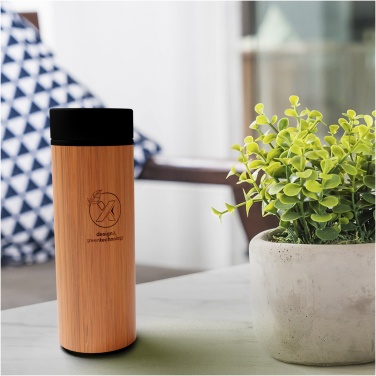 Logo trade promotional gift photo of: SCX.design D11 500 ml bamboo smart bottle