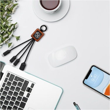 Logo trade advertising products image of: SCX.design C19 wooden easy to use cable