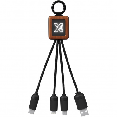 Logo trade promotional gift photo of: SCX.design C19 wooden easy to use cable