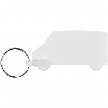 Logotrade advertising product image of: Tait van-shaped recycled keychain