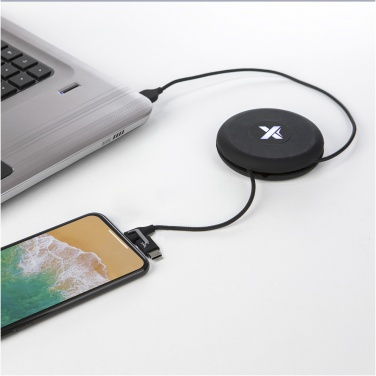 Logotrade promotional merchandise image of: SCX.design C18 3-in-1 travel light-up cable