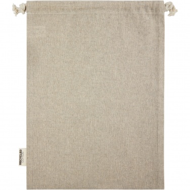 Logotrade promotional giveaway picture of: Pheebs 150 g/m² GRS recycled cotton gift bag large 4L