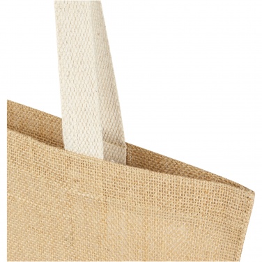 Logo trade promotional merchandise image of: Juta 300 g/m² jute tote bag 7L