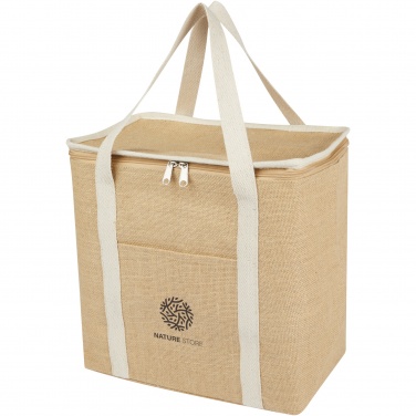 Logotrade promotional merchandise picture of: Juta 300 g/m² jute cooler bag 19L