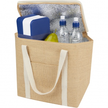 Logotrade corporate gift image of: Juta 300 g/m² jute cooler bag 19L