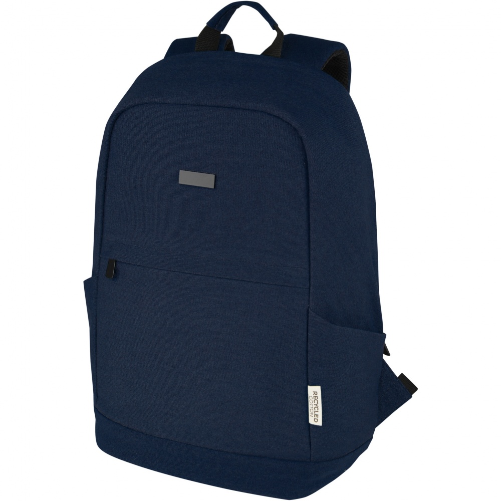 Logotrade corporate gift picture of: Joey 15.6" GRS recycled canvas anti-theft laptop backpack 18L