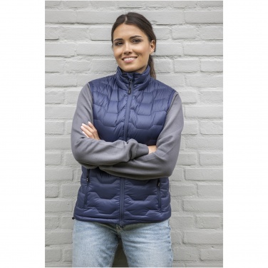 Logo trade corporate gifts picture of: Epidote women's GRS recycled insulated down bodywarmer