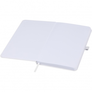 Logo trade advertising product photo of: Fabianna crush paper hard cover notebook