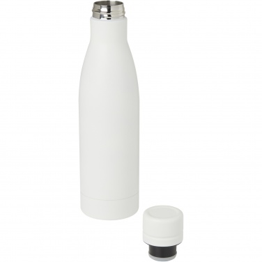 Logo trade promotional merchandise picture of: Vasa 500 ml RCS certified recycled stainless steel copper vacuum insulated bottle