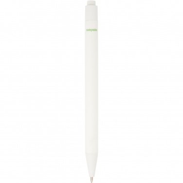 Logo trade business gift photo of: Chartik monochromatic recycled paper ballpoint pen with matte finish