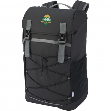 Logo trade advertising products picture of: Aqua 15.6" GRS recycled water resistant laptop backpack 23L