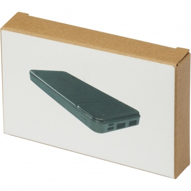 Logo trade promotional giveaways picture of: Loop 10.000 mAh recycled plastic power bank 