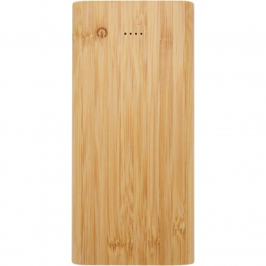 Logo trade advertising products picture of: Tulda 10.000 mAh bamboo power bank