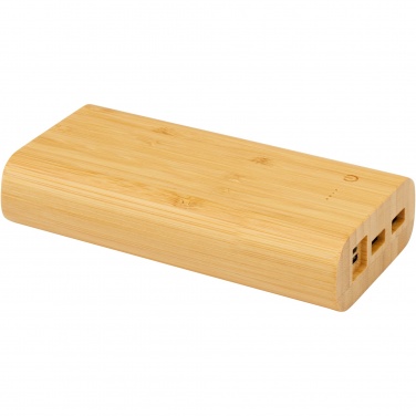 Logo trade promotional items image of: Tulda 20.000 mAh bamboo power bank