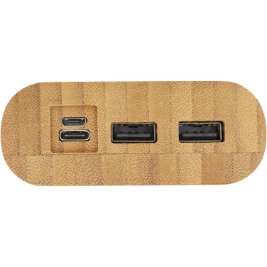 Logotrade promotional merchandise image of: Tulda 20.000 mAh bamboo power bank