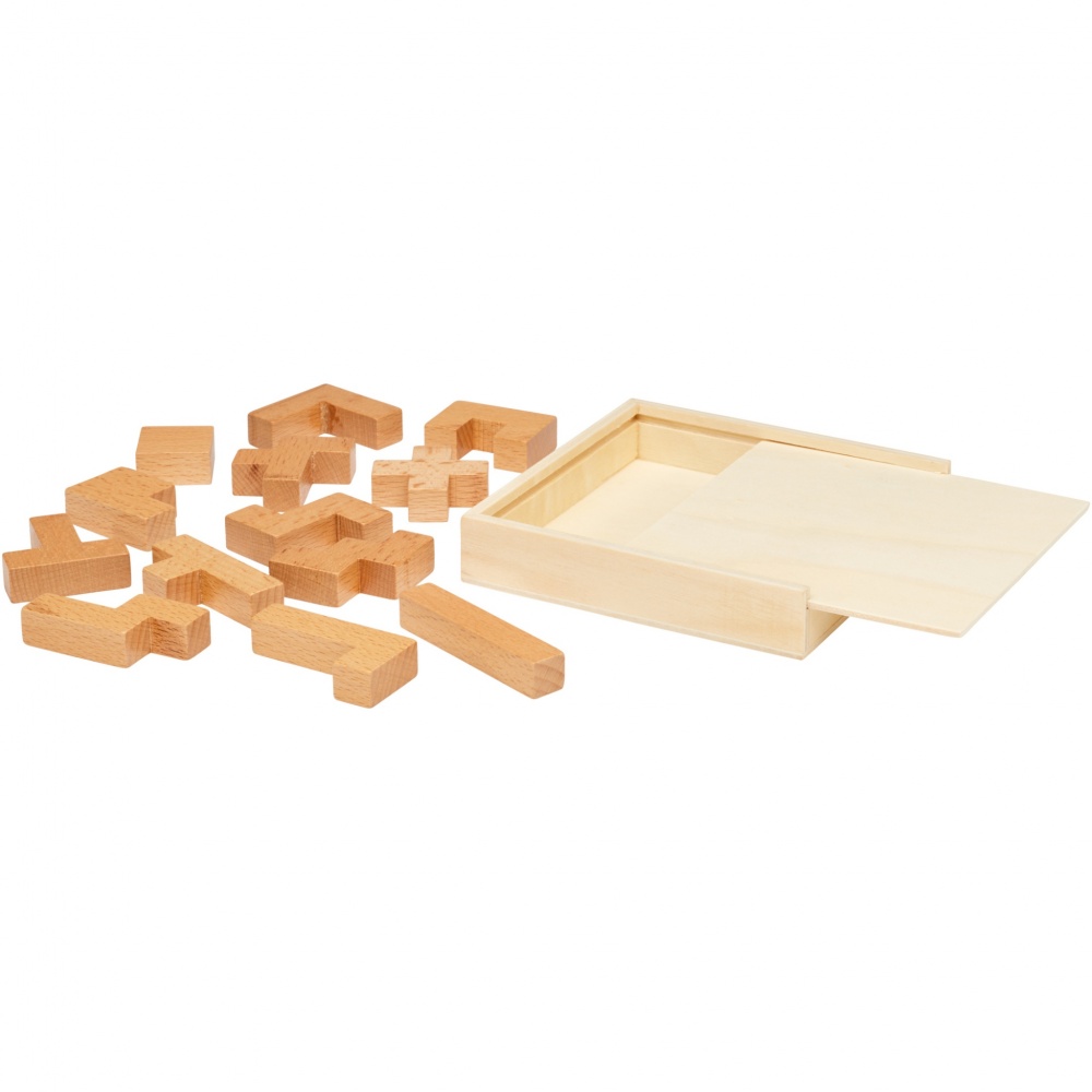 Logotrade promotional merchandise photo of: Bark wooden puzzle