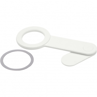 Logo trade promotional items image of: Hook recycled plastic desktop phone holder