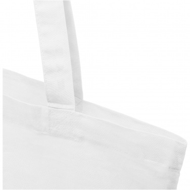 Logo trade advertising product photo of: Madras 140 g/m2 GRS recycled cotton tote bag 7L