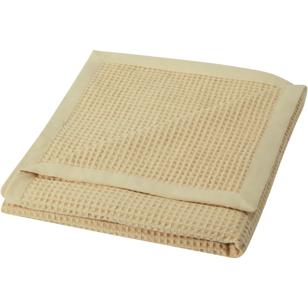 Logotrade corporate gift picture of: Abele 150 x 140 cm cotton waffle blanket