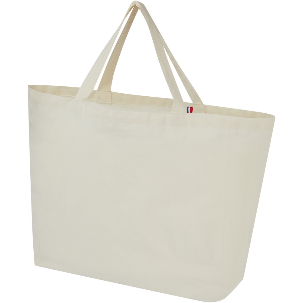 Logo trade promotional merchandise photo of: Cannes 200 g/m2 recycled shopper tote bag 10L