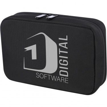 Logo trade promotional merchandise photo of: Rise GRS recycled organiser pouch  