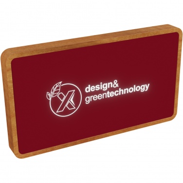 Logo trade business gifts image of: SCX.design P36 5000 mAh light-up wireless power bank