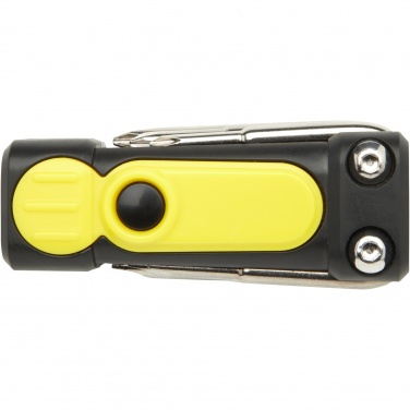 Logo trade promotional gifts picture of: Octo 8-in-1 RCS recycled plastic screwdriver set with torch