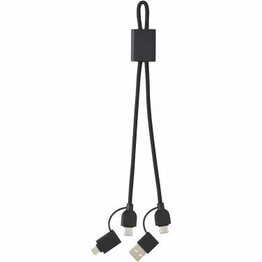 Logotrade advertising product image of: Connect 6-in-1 RCS recycled aluminium 45W quick charge & data transfer cable